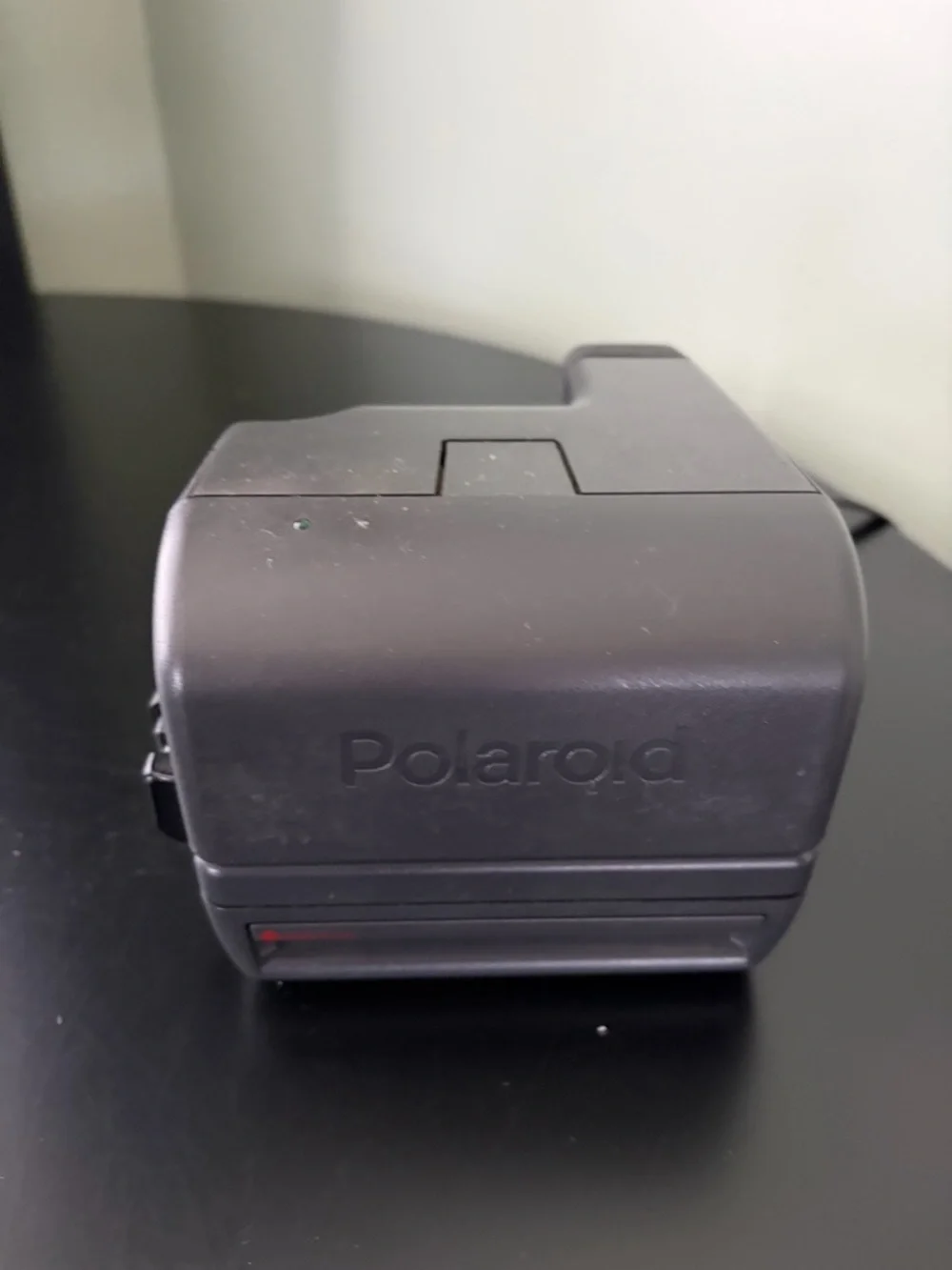 Vintage Polaroid One Step 600 Instant Film Camera Black with Strap - Used